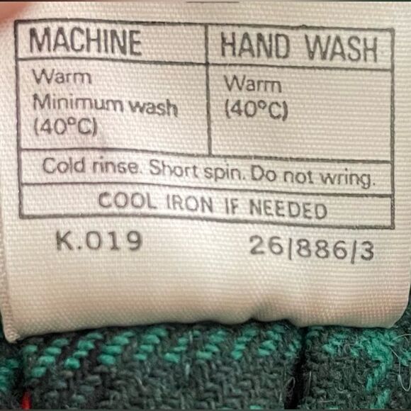 Vintage kids keynote Acrilan wool green kilt size 3/4 - Picture 3 of 7